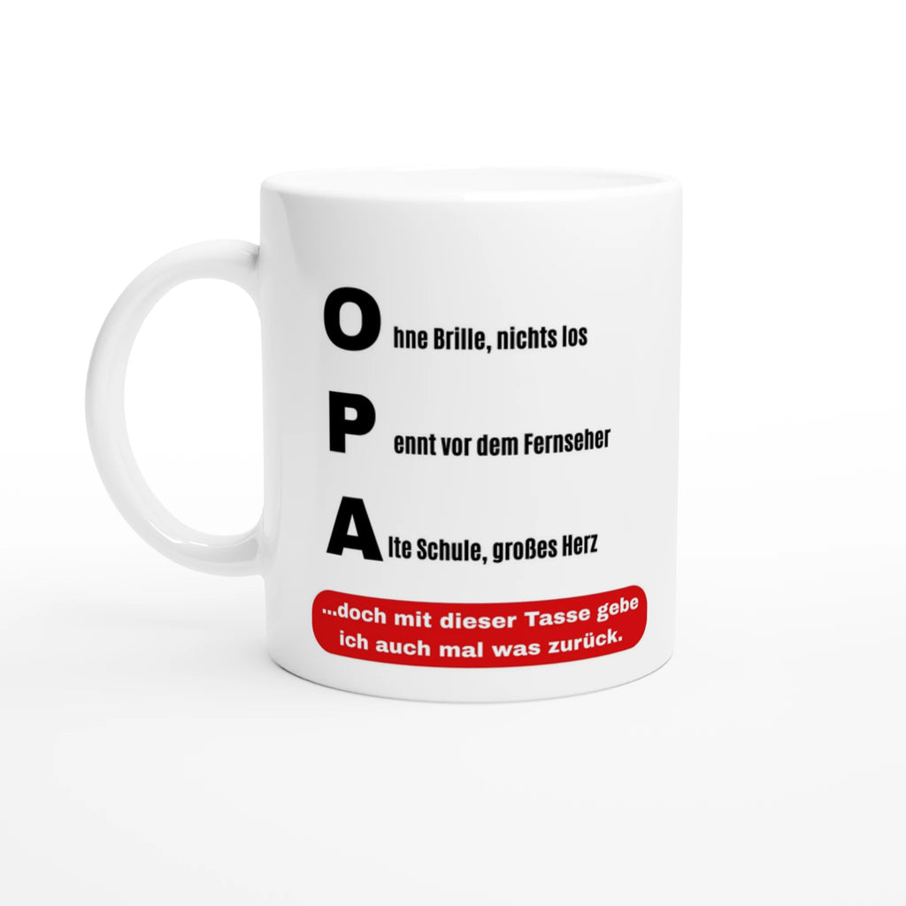 Opa Tasse mit Spruch – Geschenk für Opa, Ansicht 3