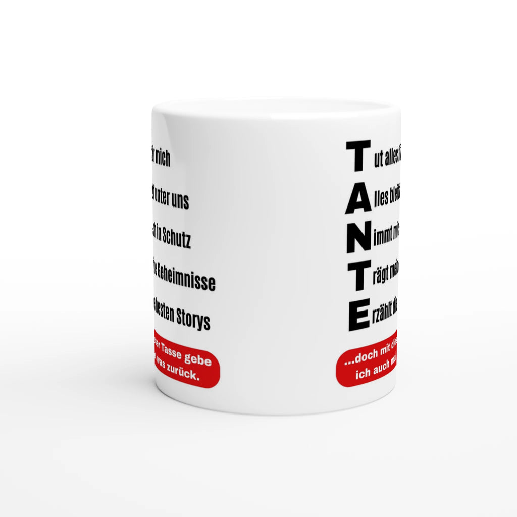 Tante Tasse mit Spruch – Geschenk für die Tante, Ansicht 3