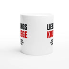 Weiße Bürotasse Geschenk für den Lieblingskollegen