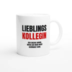 Lieblingskollegin Tasse mit Spruch der einzige Grund wieso ich noch nicht gekündigt habe