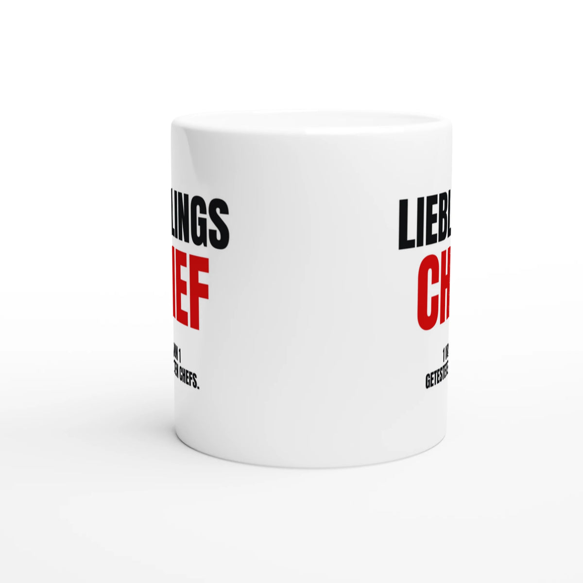 Tasse Lieblingschef seitlich