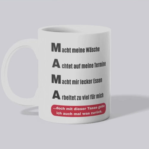 Mama Tasse – Meckert ständig